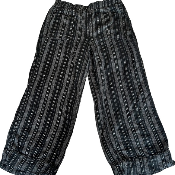 Time and Tru black/white relaxed pants - Picture 1 of 7